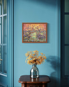 Golden Orchard, 2024 mixed media on canvas 12 x 10 in