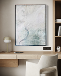 Coniunctio: Ovum Primum  2021  30 x 40 in  Artist K. deaton
Mixed media on canvas, framed (sold)